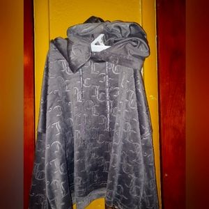 Juicy contour new half hoodie velet